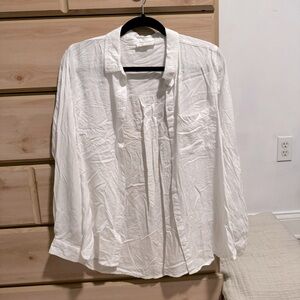 Crisp White Button Down